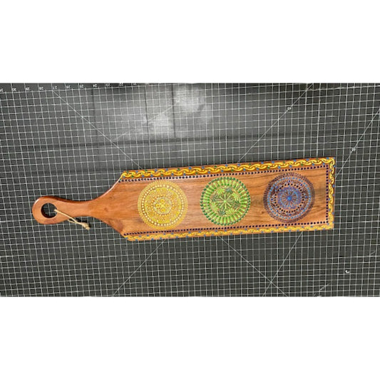 Heavy Duty Paddle with Mini Mandalas 24" x 6.25"