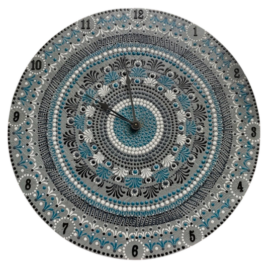 Snowy Nights Clock 16”