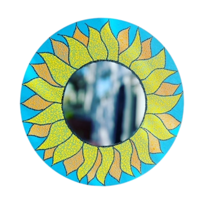 Sunflower Mirror 12”