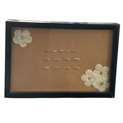 Religious Quotes and Poems Writing on Rice Framed Desk Art